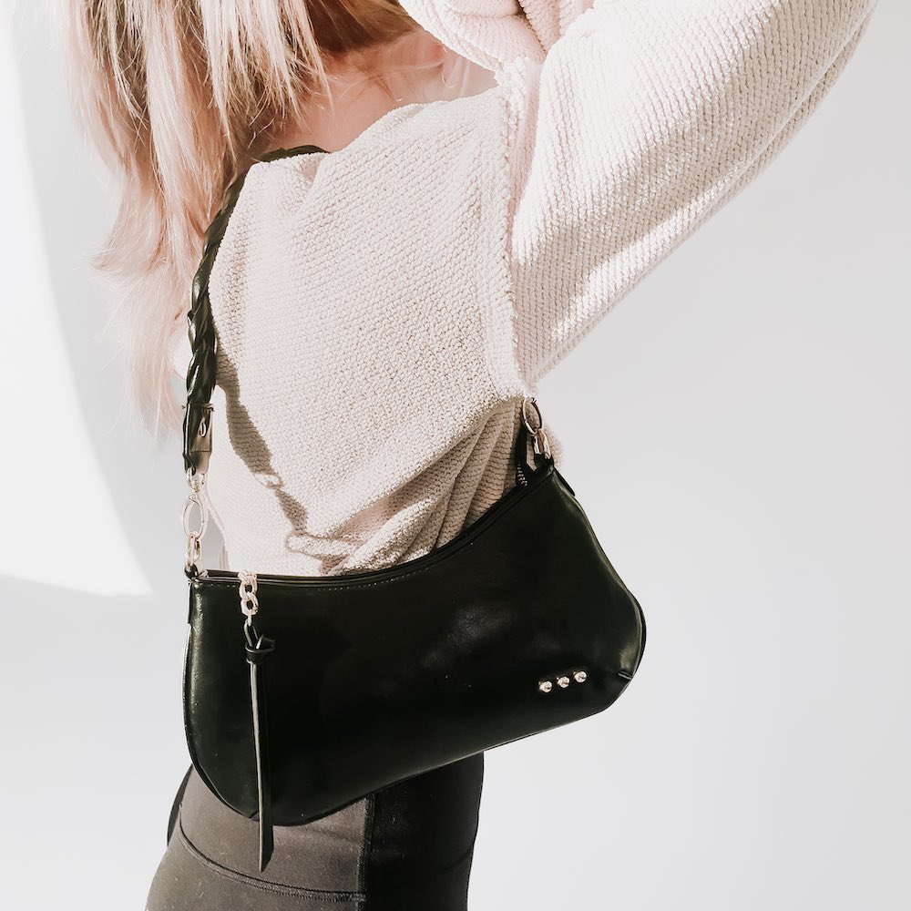 Small Leather Crossbody Bag Shoulder Purse NEW STRAPS Minimalist
