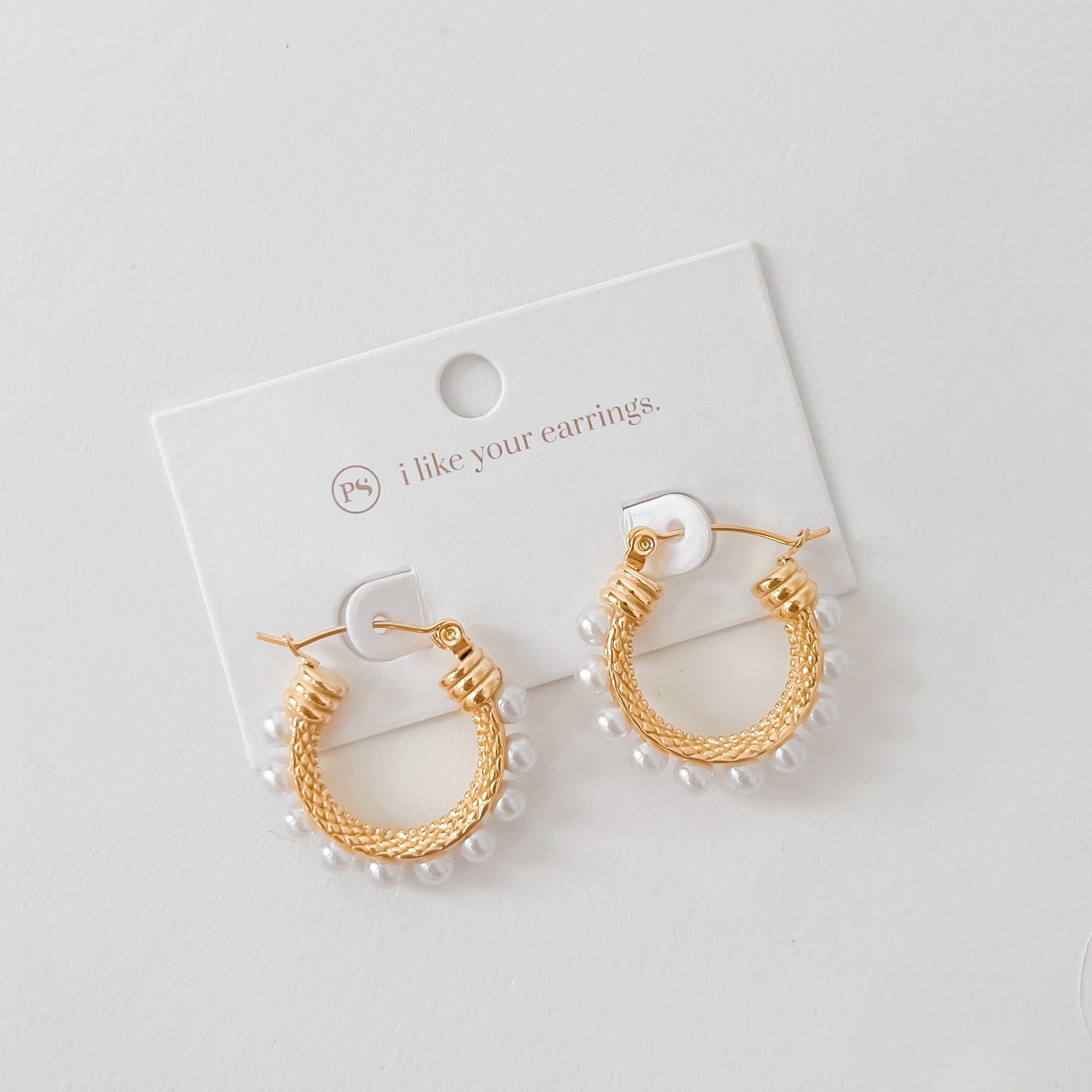 Angel Of The Sea Hoop Earrings WATERPROOF Wholesale-Pretty Simple