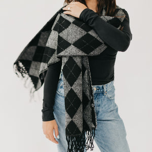 Always Classy Argyle Plaid Scarf-Scarf-Pretty Simple