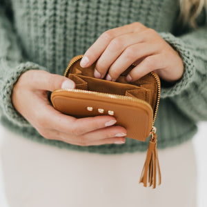 Ava Accordion Zip Around Wallet-Wallet-Pretty Simple