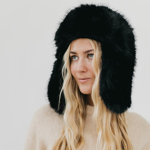 PREORDER - Bonnie Bomber Faux Fur Winter Hat-Hat-Pretty Simple