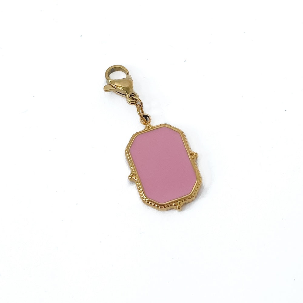 Enamel Colored Charm Bar Chanelle Charms - WATERPROOF-Necklace-Pretty Simple