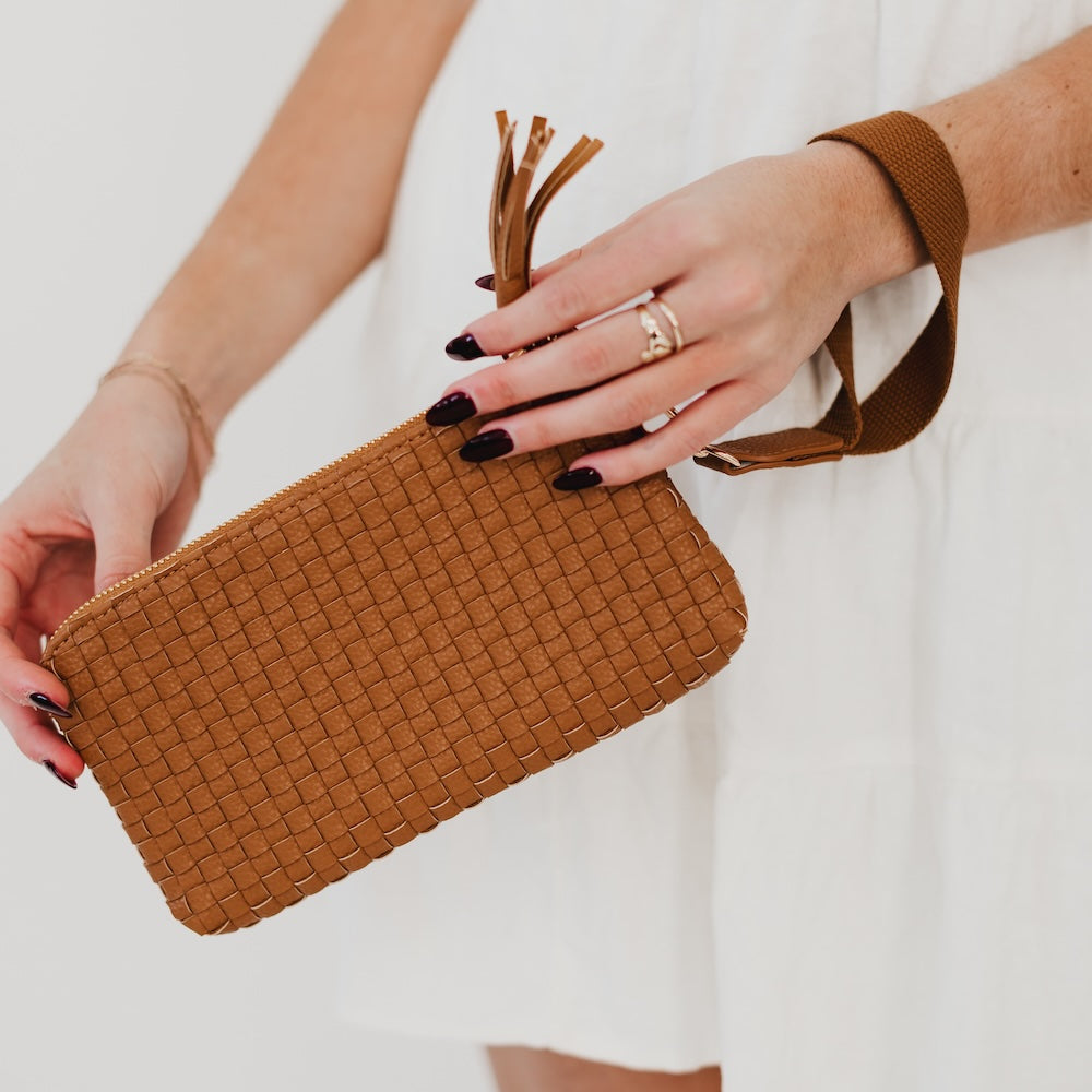 Emma Woven Clutch Wristlet-Clutch-Pretty Simple