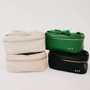 Madelyn Bow Makeup Bag-Handbags-Pretty Simple