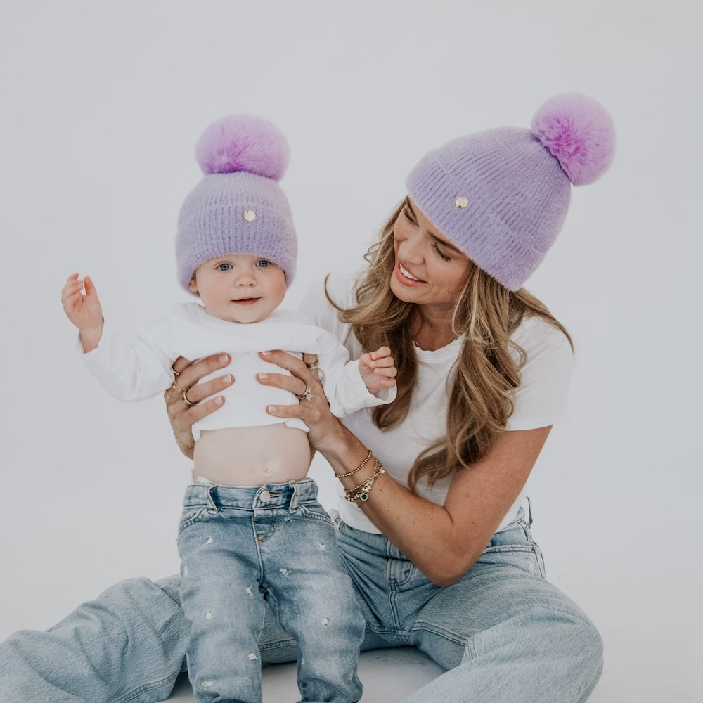 PREORDER - Mama Bear Fuzzy Beanie WHOLESALE-Hat-Pretty Simple