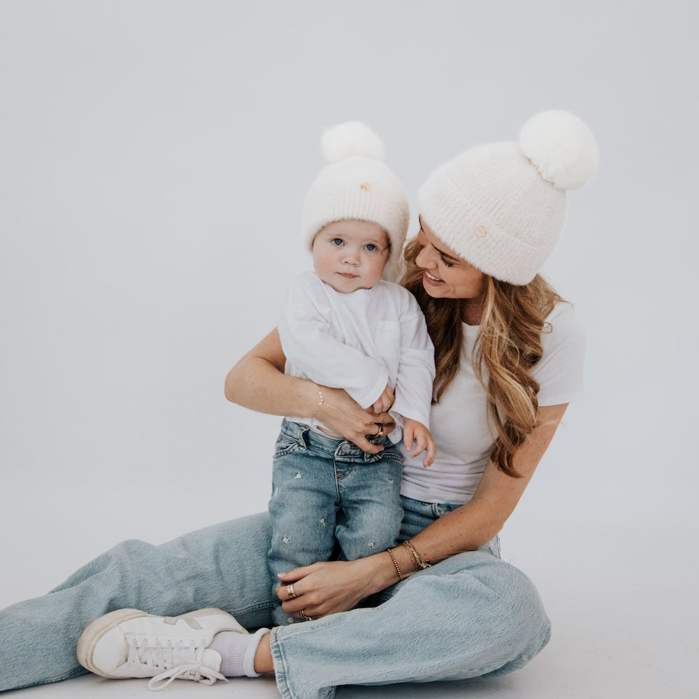 PREORDER - Mama Bear Fuzzy Beanie WHOLESALE-Hat-Pretty Simple