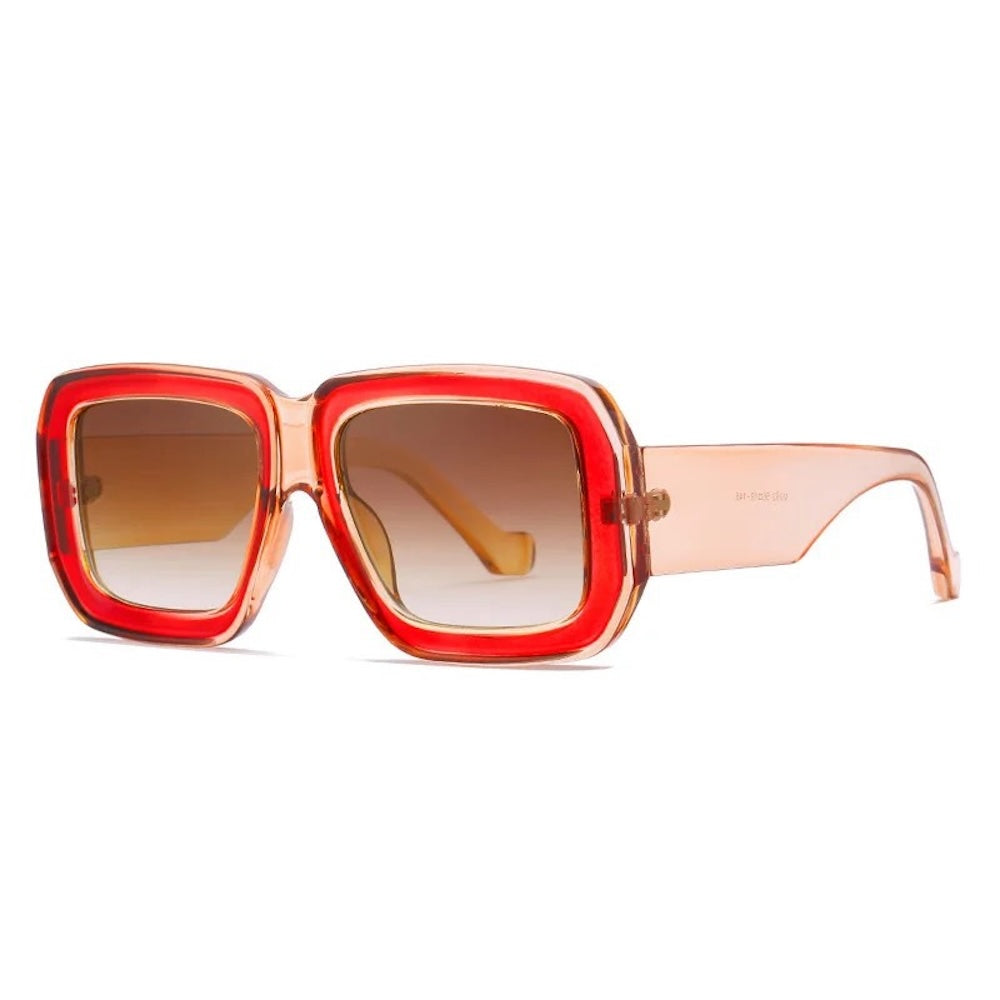 Nicolette Retro Oversized Square Sunglasses Wholesale-Sunglasses-Pretty Simple