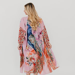 Peacock Summer Kimono