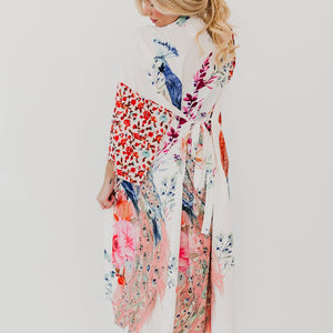 Peacock Summer Kimono