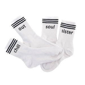 Word Up Stripe Socks-Socks-Pretty Simple