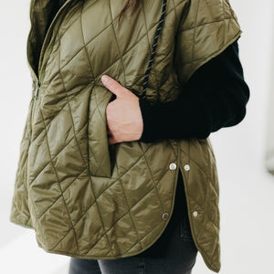 Quinn Quilted Vest-Pretty Simple