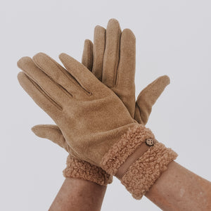 Teddy Fur Cuff Gloves Wholesale-Gloves-Pretty Simple