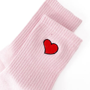 My Heart Valentines Mid-Calf Socks-Socks-Pretty Simple