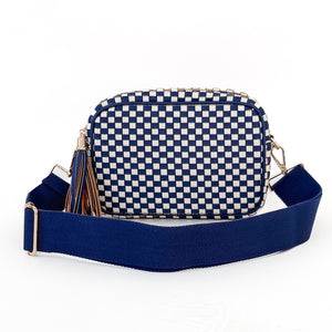 Woven Willow Camera Crossbody Bag Wholesale-Crossbody Bag-Pretty Simple