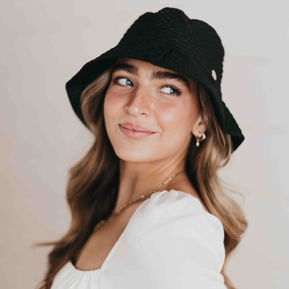 Frankie Quilted Bucket Hat - Pretty Simple Wholesale